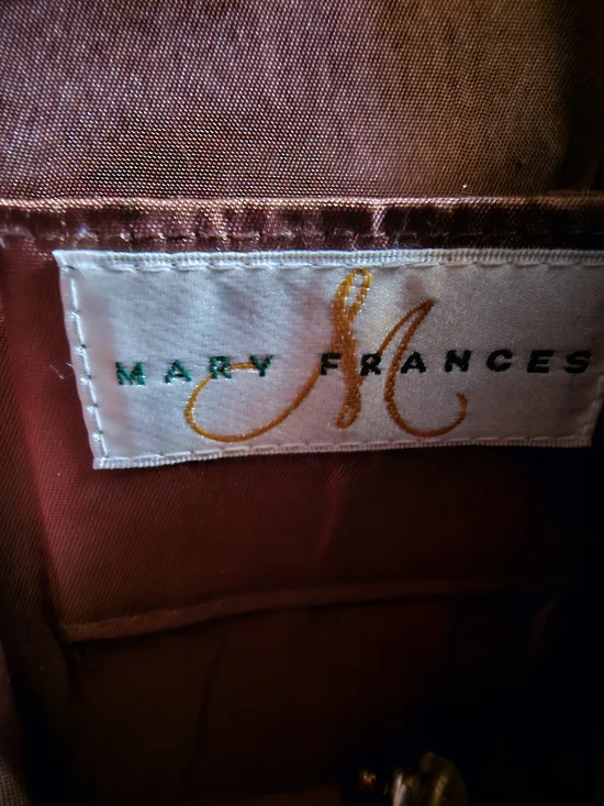 Mary Frances Owl Embellished Crossbody Purse with Dustbag - Brown & Gold - Picture 5 of 9